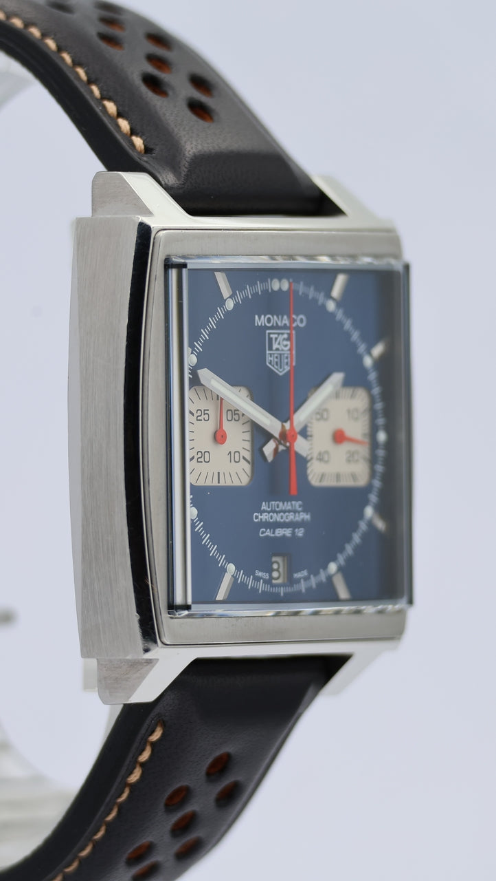 Tag Heuer Monaco Calibre 12 Automatik Herrenuhr CAW2111 Box