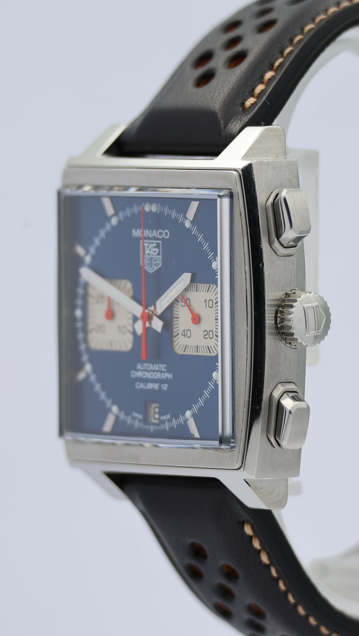 Tag Heuer Monaco Calibre 12 Automatik Herrenuhr CAW2111 Box