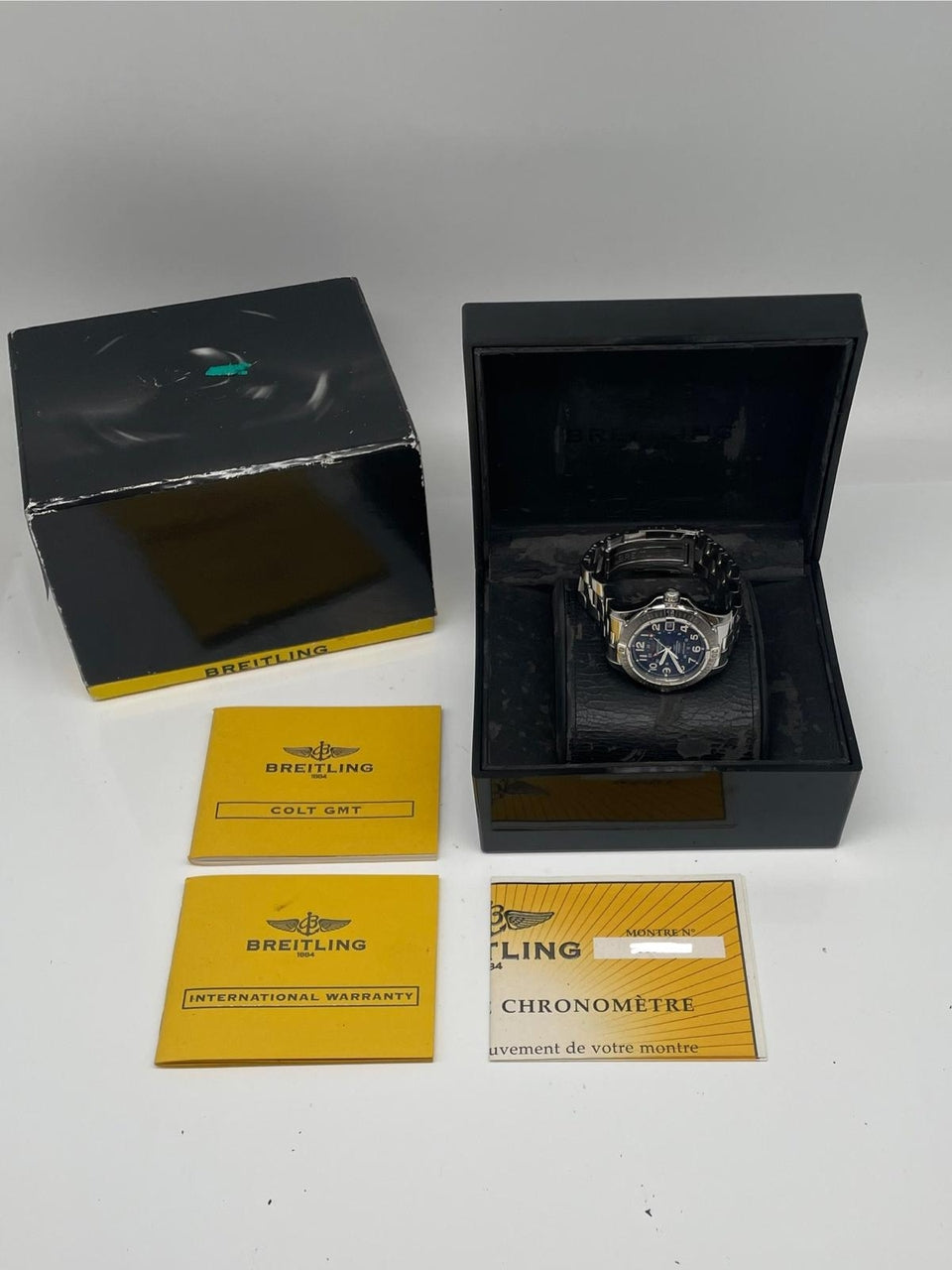 Breitling Colt GMT 40mm Automatik  A32350 - Papers and documentation