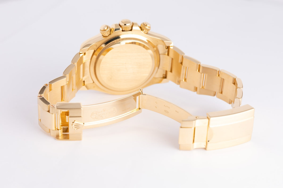 Rolex Cosmograph Daytona Gelbgold Erstkauf deutsch LC100 126508 - Detailansicht 8