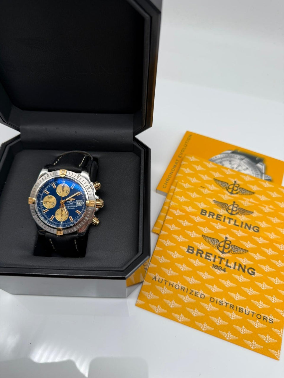 Breitling Chronomat Evolution Automatik 44mm  B13356 - Papiere und oder Lieferumfang