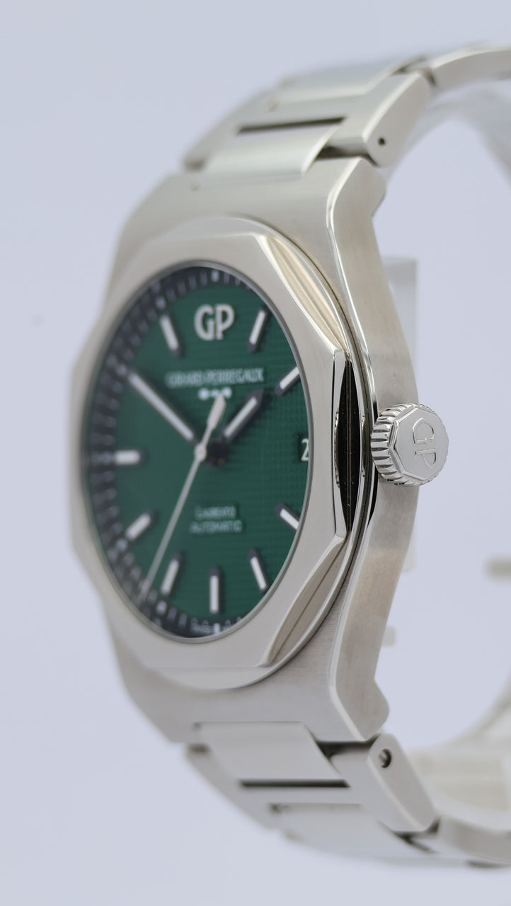 Girard Perregaux Laureato 42mm Automatik  81010113153-1CM Box + og. Papiere