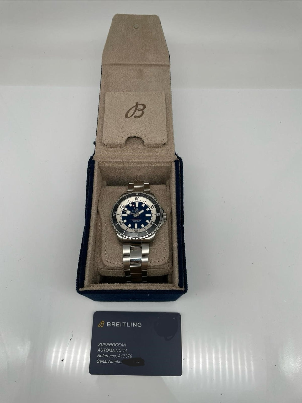 Breitling Superocean 44mm Automatik  A17376 - Papiere und oder Lieferumfang