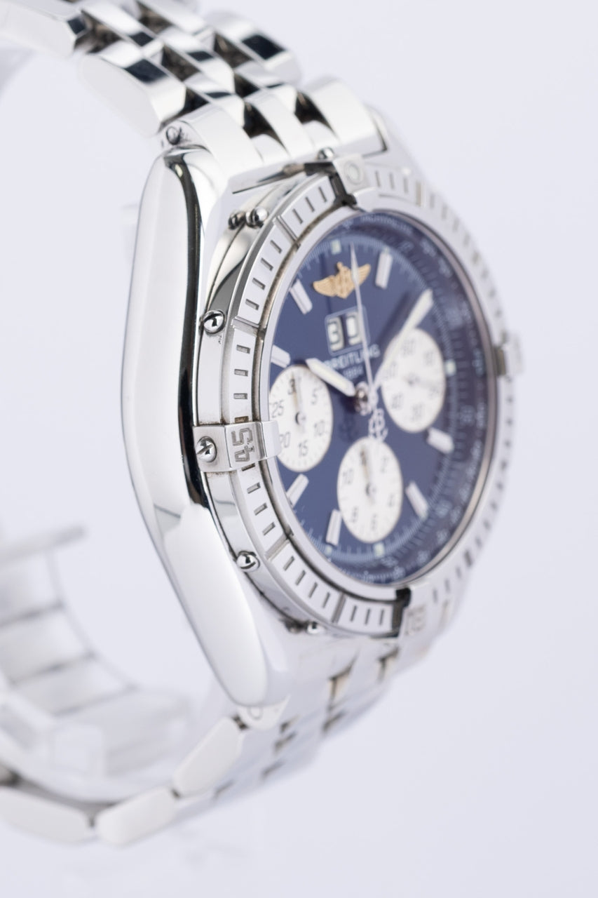Breitling Crosswind Special Automatik Herrenuhr Blau A44355 - Detailansicht 1