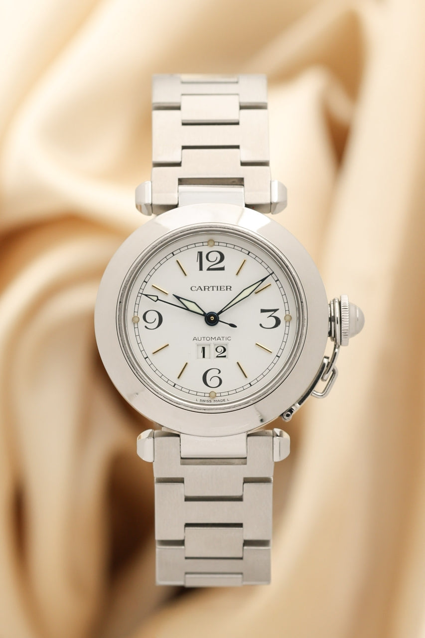 Cartier Pasha C Big Date 35mm Automatik W31044M7 - Thumbnail