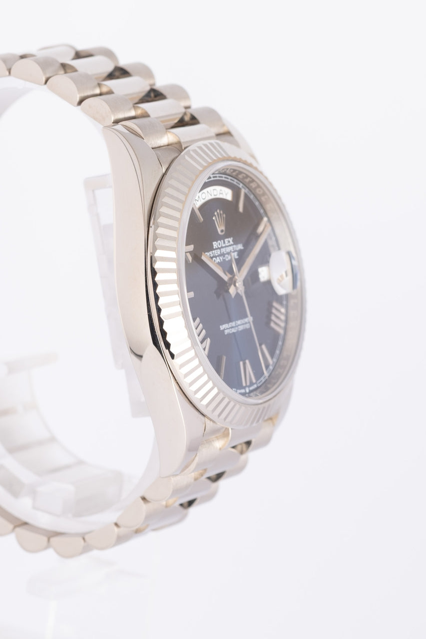 Rolex Day-Date 40 Automatik Weißgold 228239 - Detailansicht 2