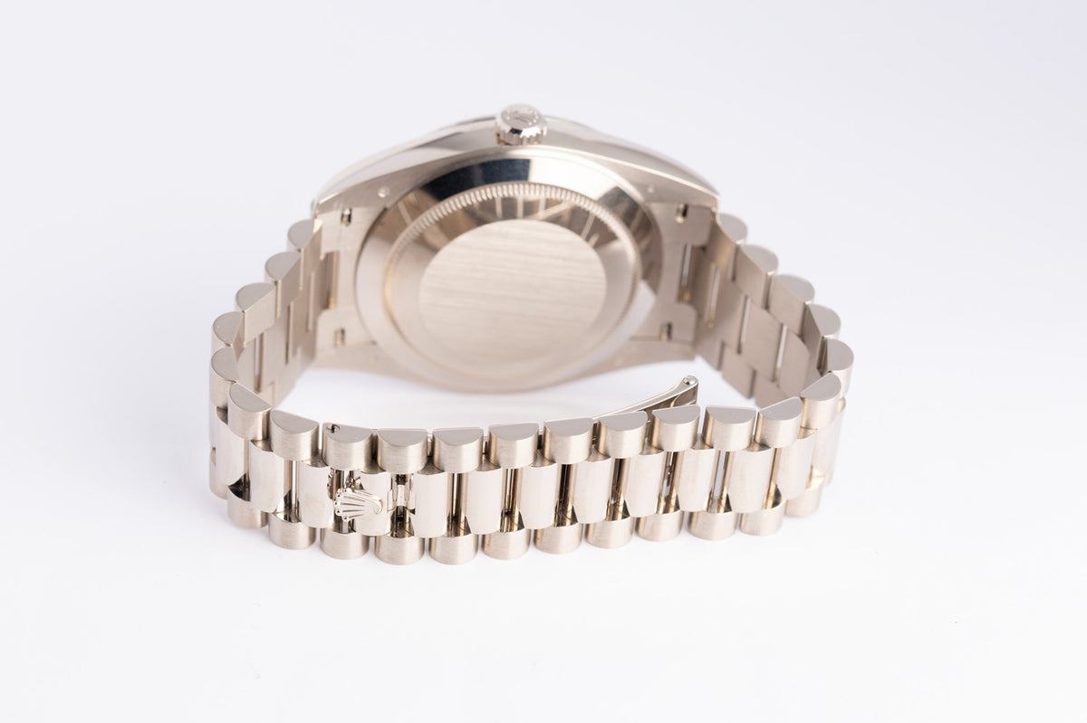Rolex Day-Date 40 Automatik Weißgold 228239 - Detailansicht 7