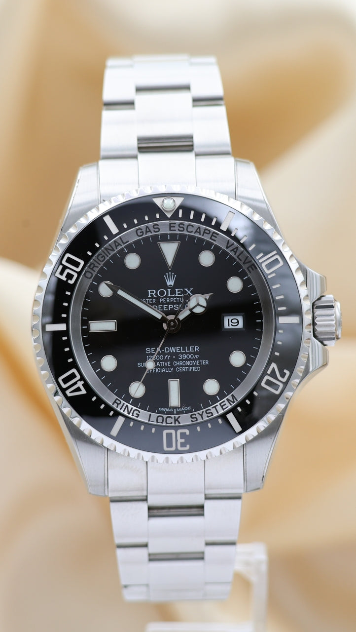 Rolex Sea-Dweller Deepsea Automatik Herrenuhr	 116660 Box + og. Papiere