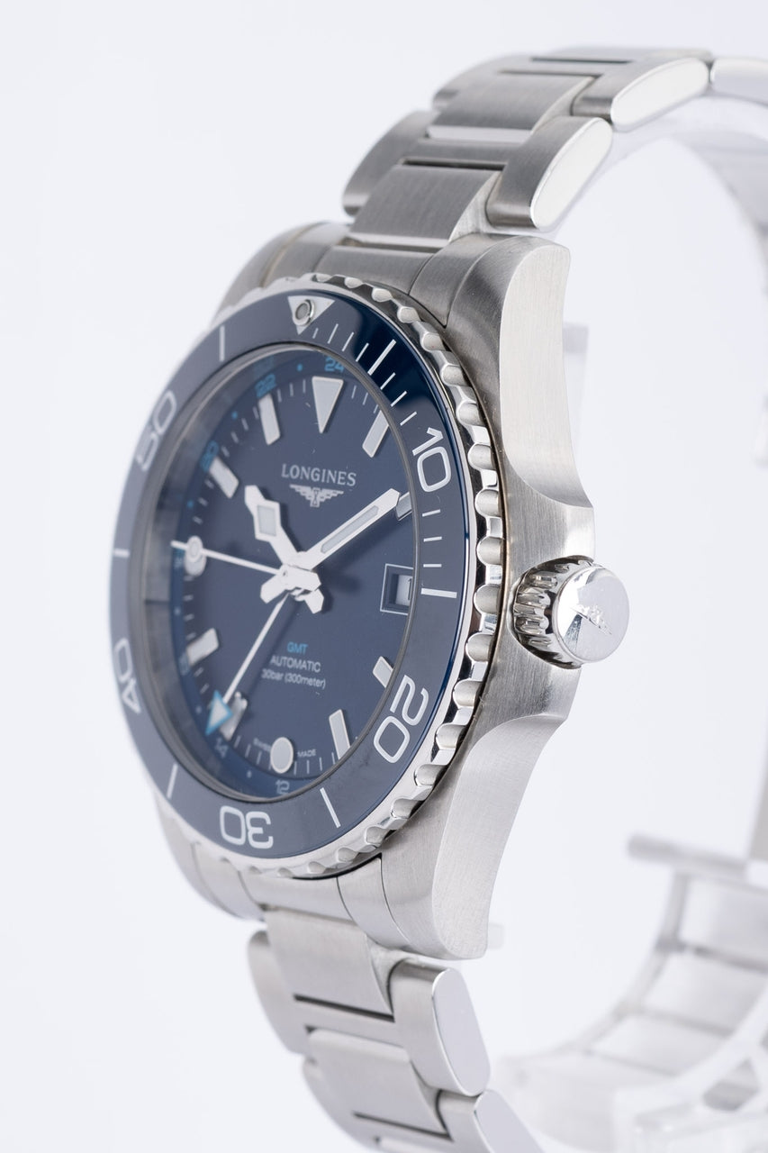Longines HydroConquest GMT 41mm  Automatik Blau L37904966 - Detailansicht 2