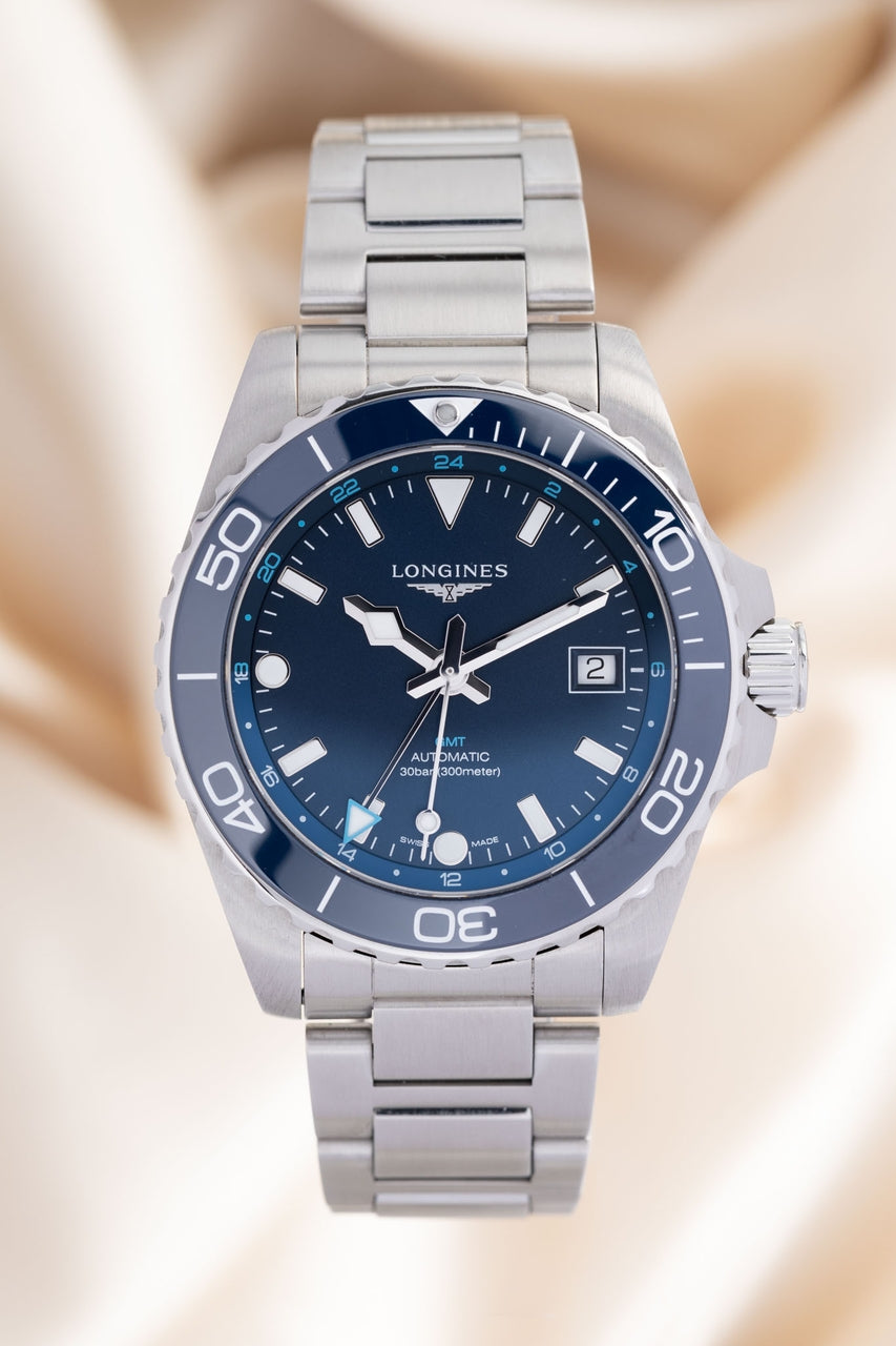 Longines HydroConquest GMT 41mm  Automatik Blau L37904966 - Thumbnail