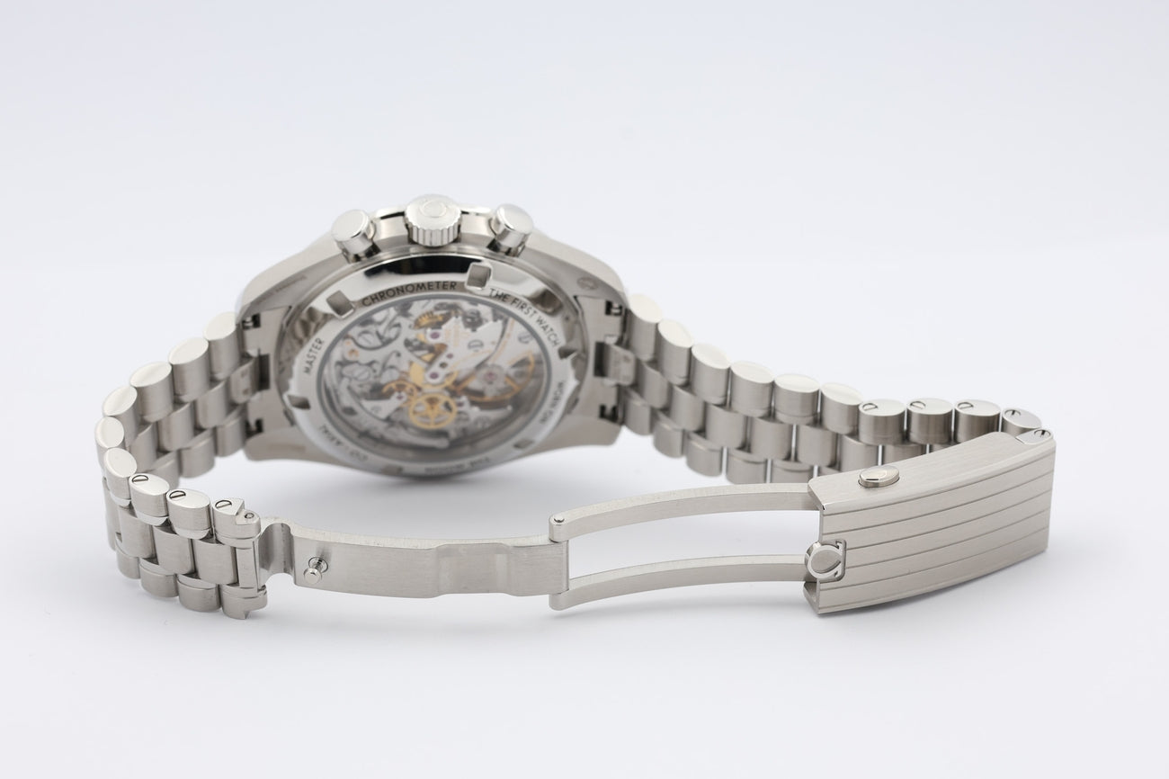 Omega Speedmaster Professional Moonwatch White mit Push-Schließe 31030425004001 - Detailansicht 8