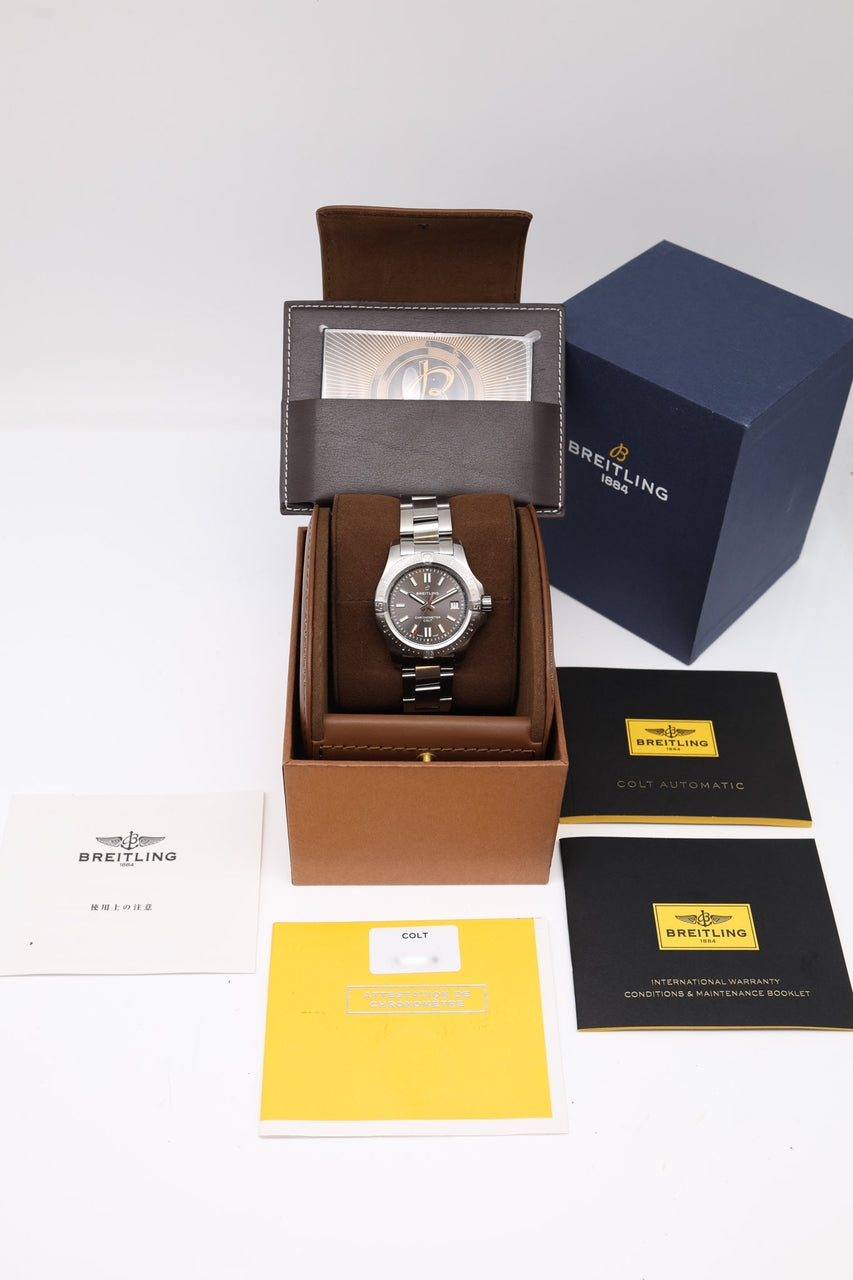 Breitling Chronomat Colt 41 Automatik Herrenuhr A17313 - Papiere und oder Lieferumfang