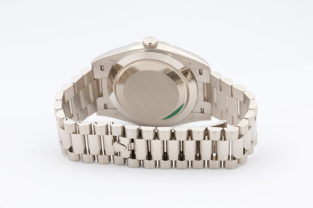 Rolex Day-Date 40 Weißgold "Green Olive Dial" Automatik 228239 - Detailansicht 7