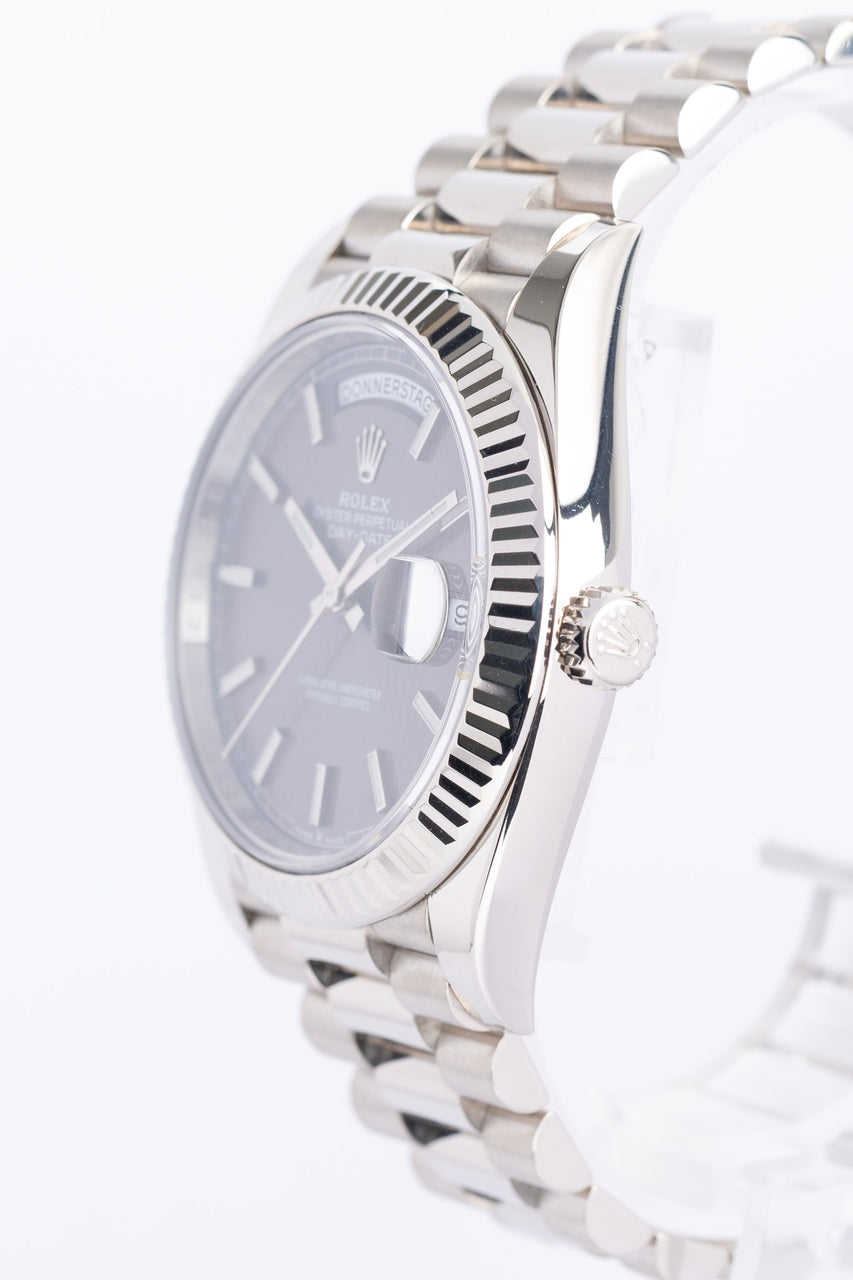 Rolex Day Date 40mm Automatik Weißgold Grau 228239 - Detailansicht 1