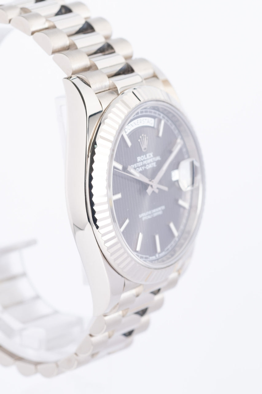 Rolex Day Date 40mm Automatik Weißgold Grau 228239 - Detailansicht 2
