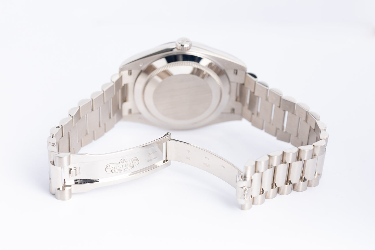 Rolex Day Date 40mm Automatik Weißgold Grau 228239 - Detailansicht 8