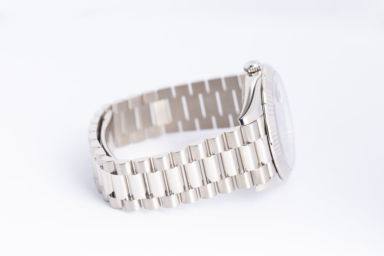 Rolex Day Date 40mm Automatik Weißgold Grau 228239 - Detailansicht 6
