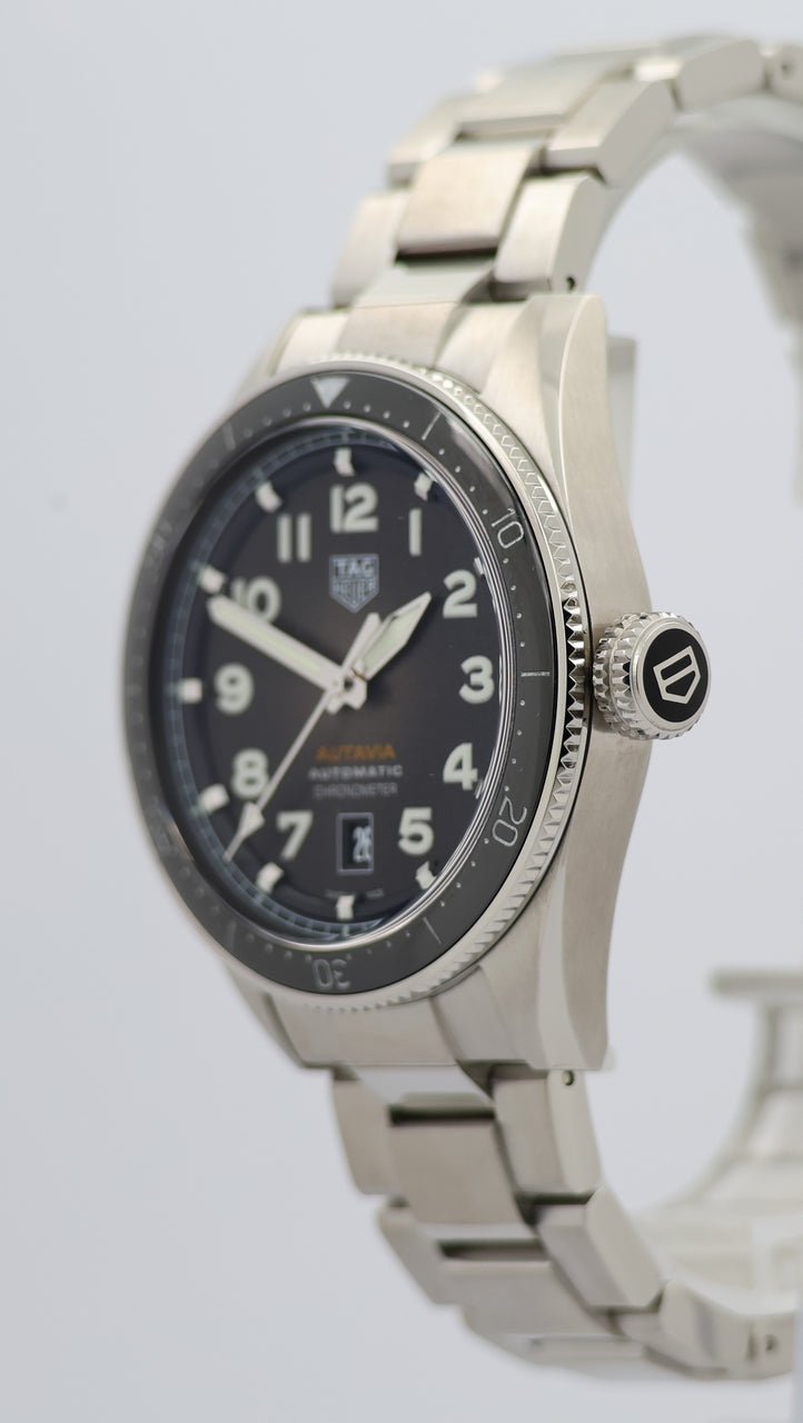 Tag Heuer Autavia 42mm Automatik Herrenuhr WBE5110 - Detail view 7