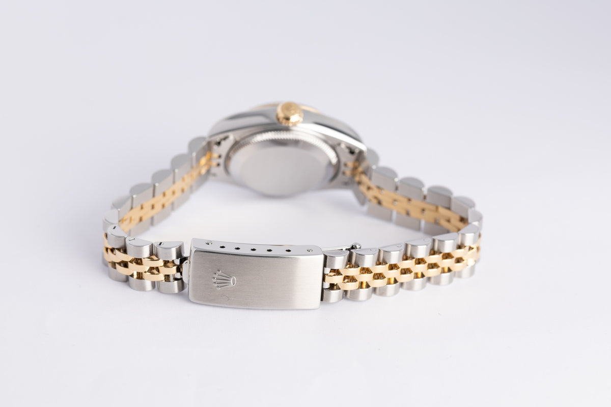 Rolex Lady-Datejust 26mm Rosa Blatt Stahl/Gold Jubilee  79173 - Detailansicht 7