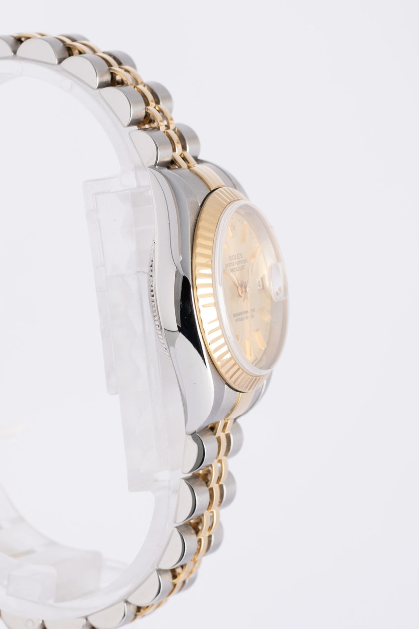 Rolex Lady-Datejust 26mm Rosa Blatt Stahl/Gold Jubilee  79173 - Detailansicht 1