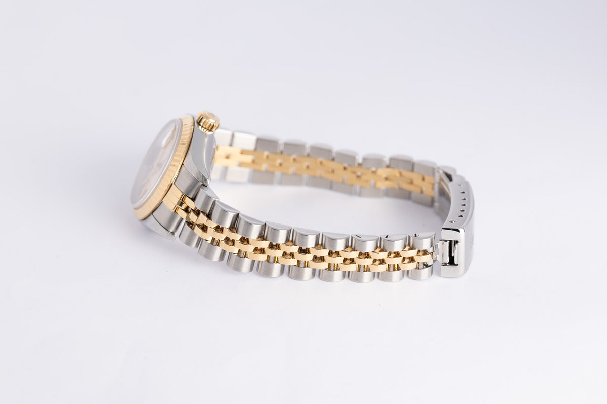 Rolex Lady-Datejust 26mm Rosa Blatt Stahl/Gold Jubilee  79173 - Detailansicht 5