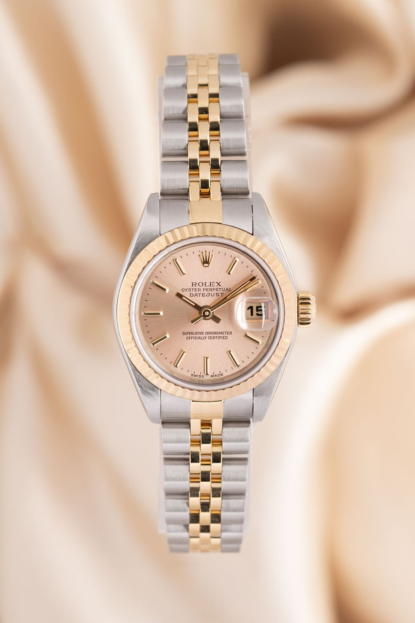 Rolex Lady-Datejust 26mm Rosa Blatt Stahl/Gold Jubilee  79173 - Thumbnail