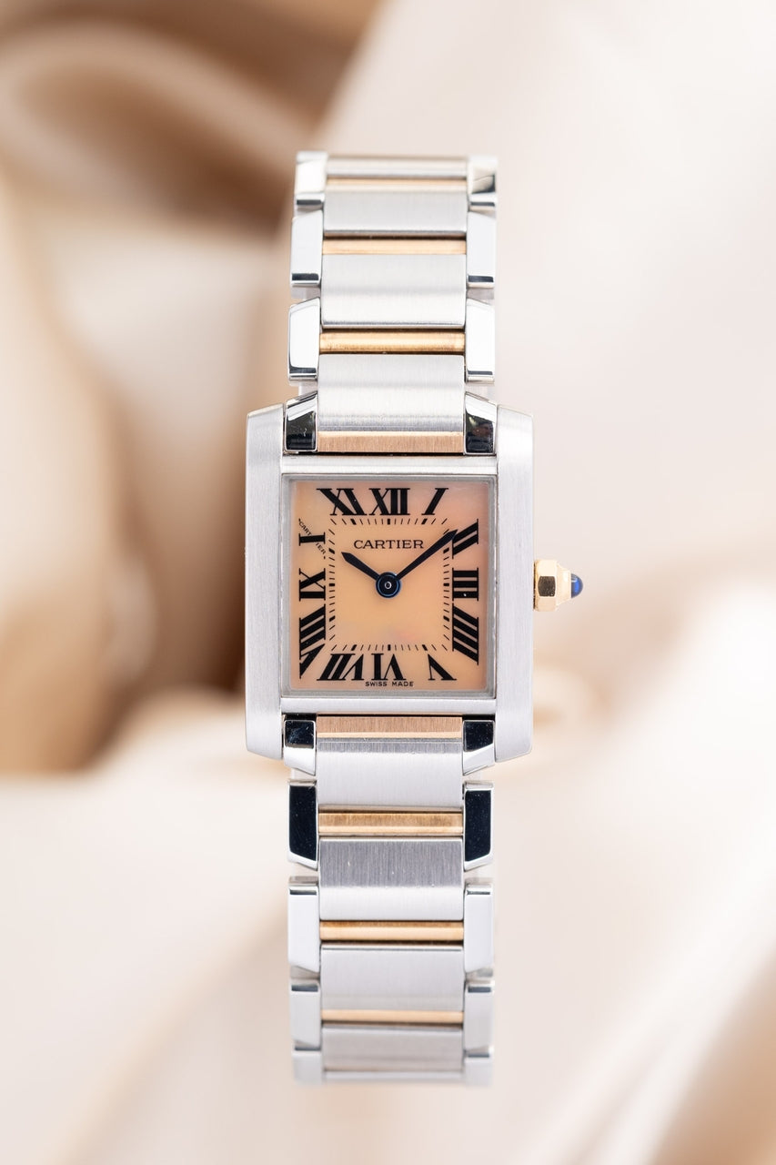 Cartier Tank Française "MOP Dial" 20mm W51027Q4 - Thumbnail