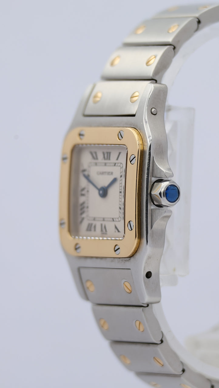 Cartier Santos Galbée Lady Stahl/Gold 1567