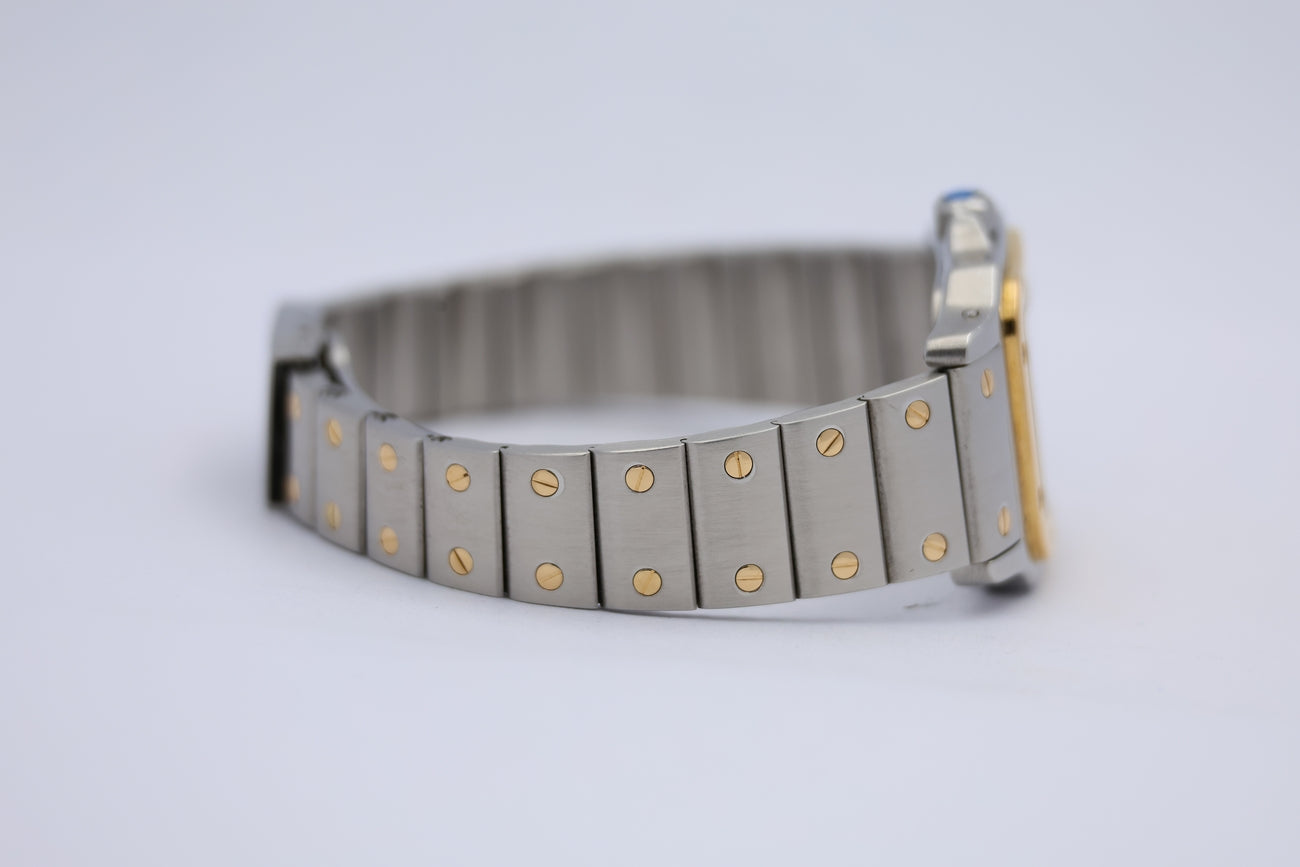 Cartier Santos Galbée Lady Stahl/Gold 1567