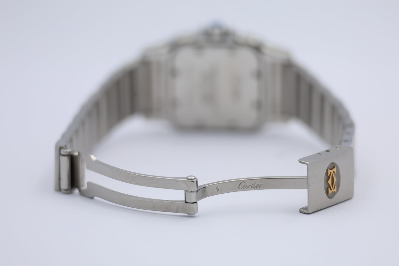 Cartier Santos Galbée Lady Stahl/Gold 1567