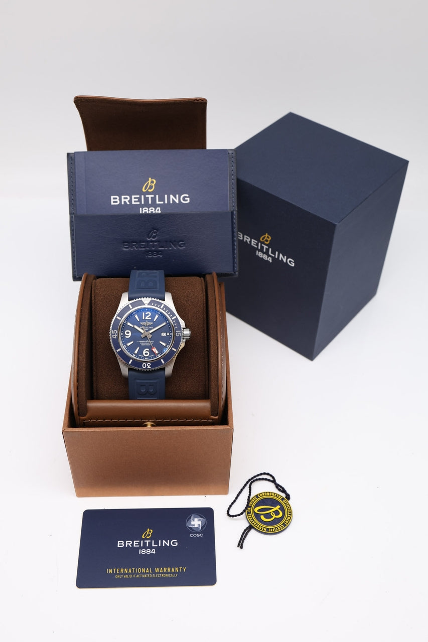 Breitling Superocean 44 Automatik Herrenuhr A17367 - Papiere und oder Lieferumfang