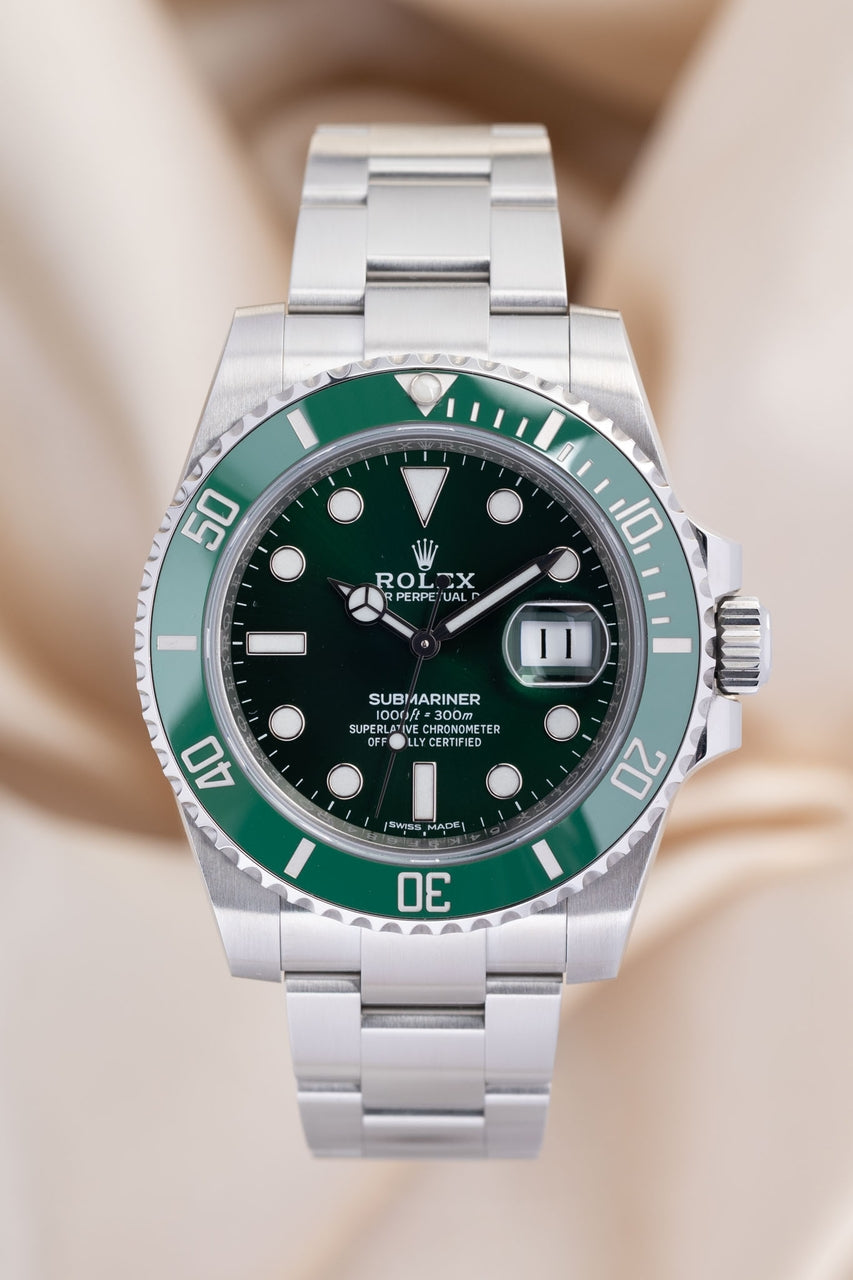 Rolex Submariner Date "Hulk" Automatik Herrenuhr LC100  116610LV - Thumbnail