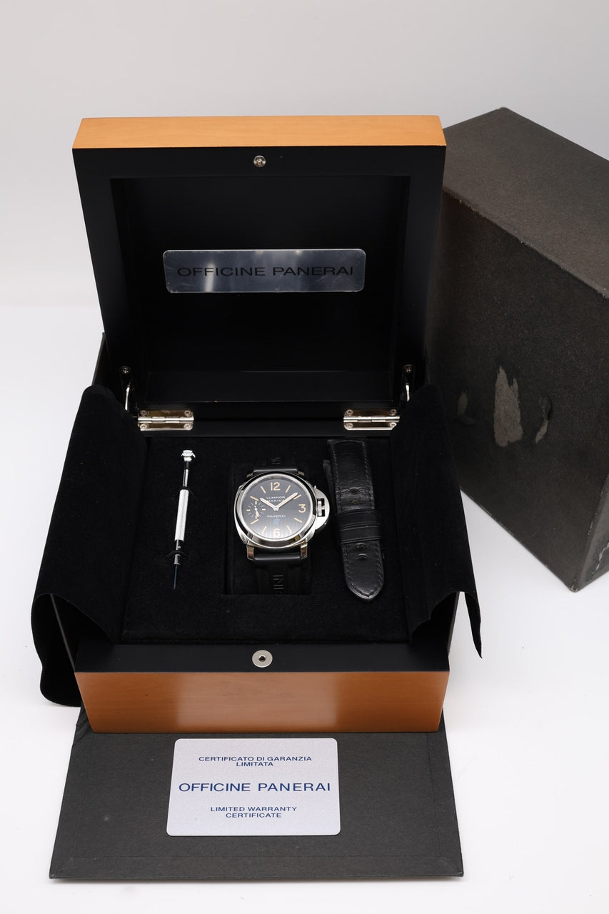 Panerai Luminor Marina Logo 44mm Handaufzug PAM00631 - Papiere und oder Lieferumfang