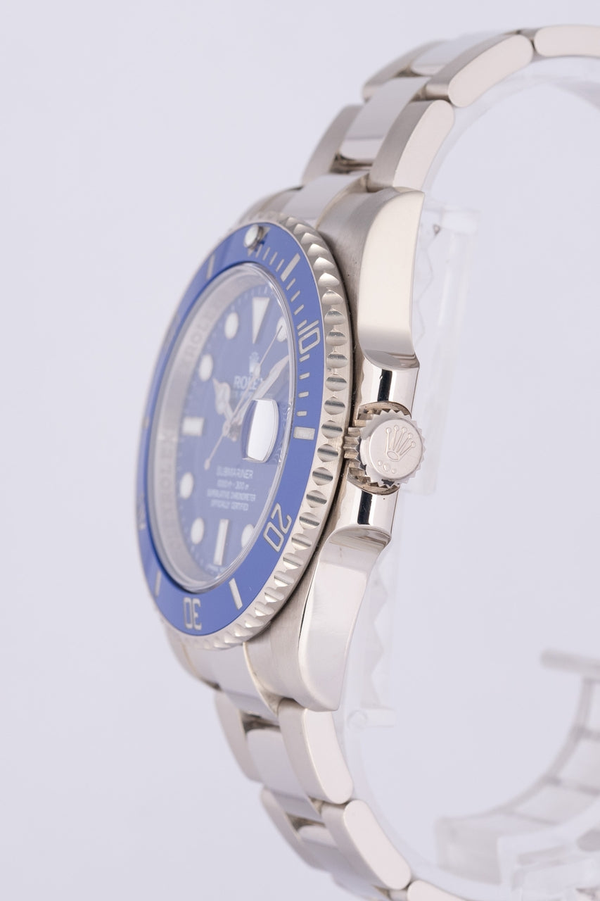 Rolex Submariner Date Automatik Weißgold Smurf 116619LB - Detailansicht 2