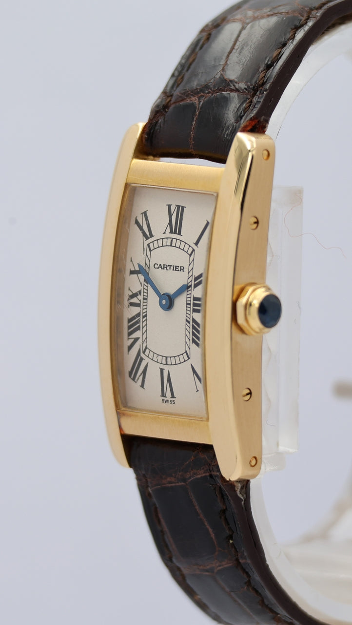 Cartier Tank Américaine Quarz 18K Gelbgold 1710