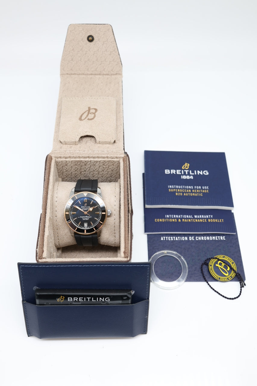 Breitling Superocean Heritage 42mm Automatik UB2010 - Papiere und oder Lieferumfang
