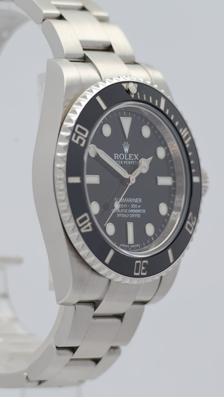 Rolex Submariner No Date 40mm Automatik Herrenuhr 114060 Box + og. Papiere