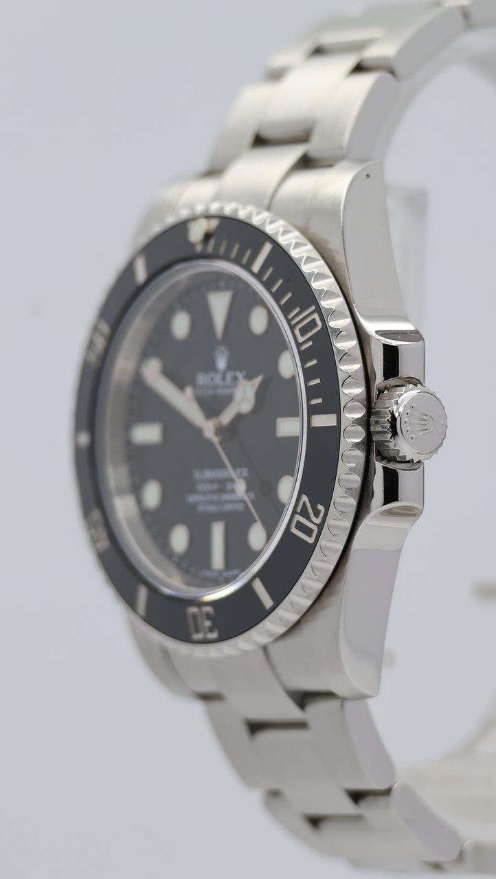 Rolex Submariner No Date 40mm Automatik Herrenuhr 114060 Box + og. Papiere