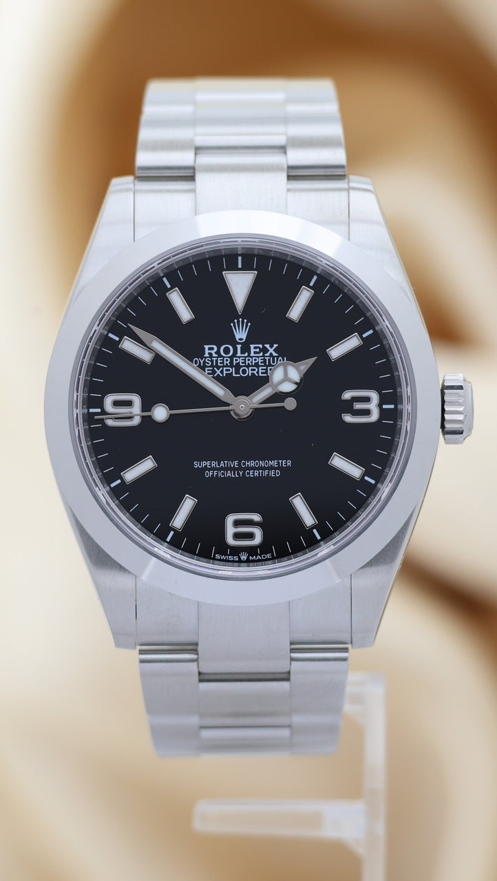 Rolex Explorer 40mm Automatik Herrenuhr 224270 - Thumbnail