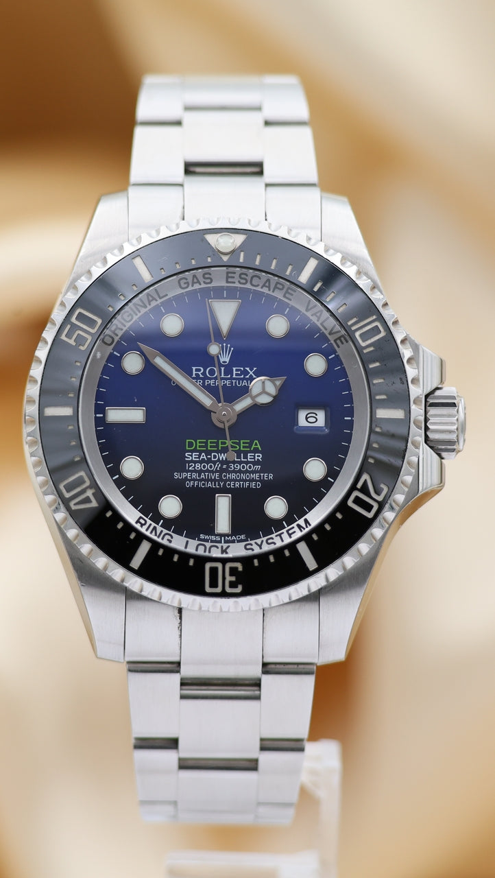 Rolex Sea-Dweller Deepsea 44mm Automatik Herrenuhr 116660 Box + og. Papiere