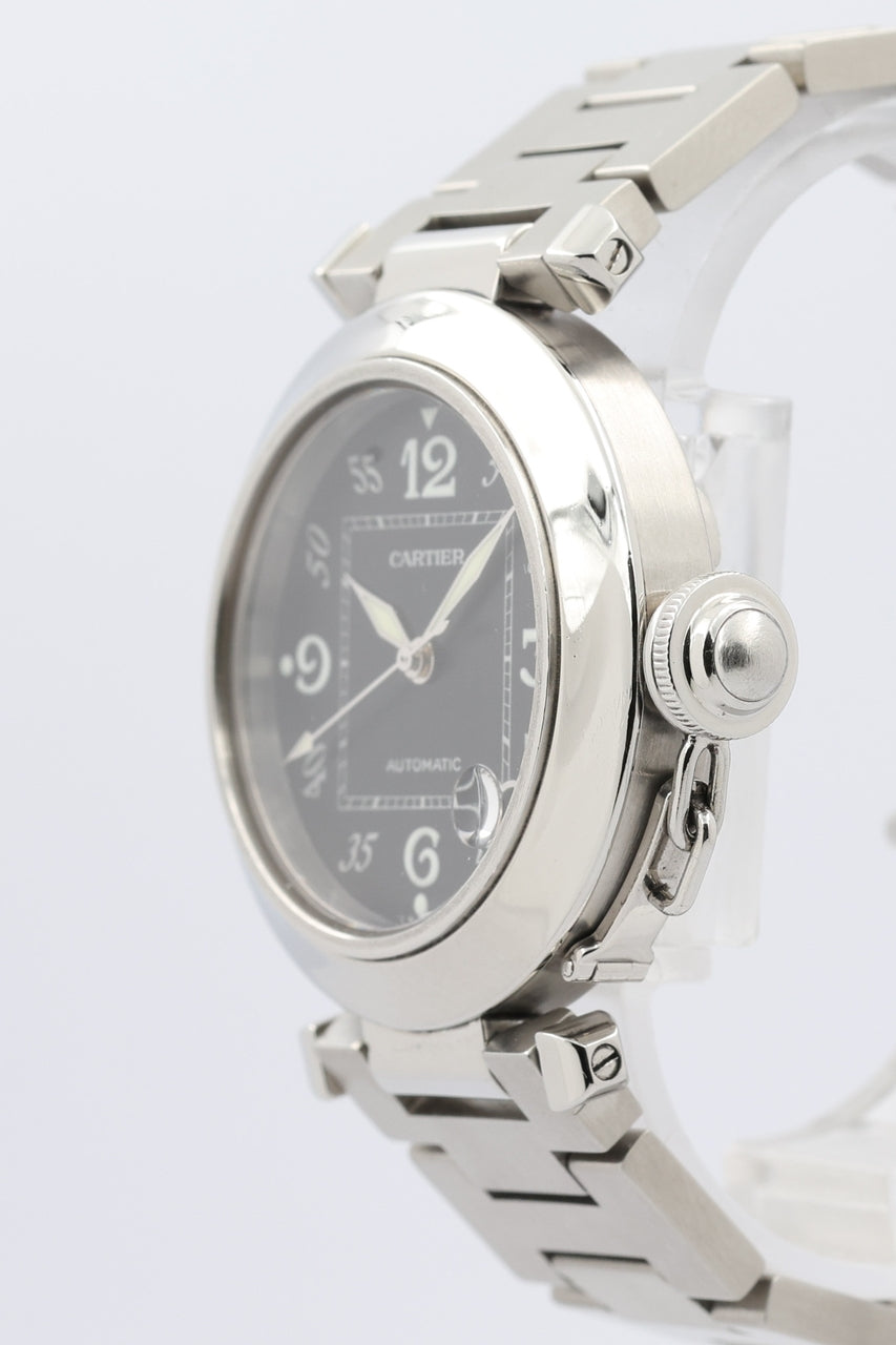 Cartier Pasha C Automatik 35mm Damenuhr W31043M7 - Detailansicht 1