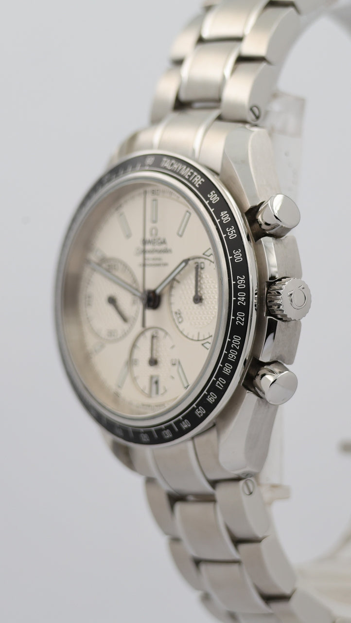 Omega Speedmaster Racing Automatik Herrenuhr Weiß 32630405002001 - Detail view 7