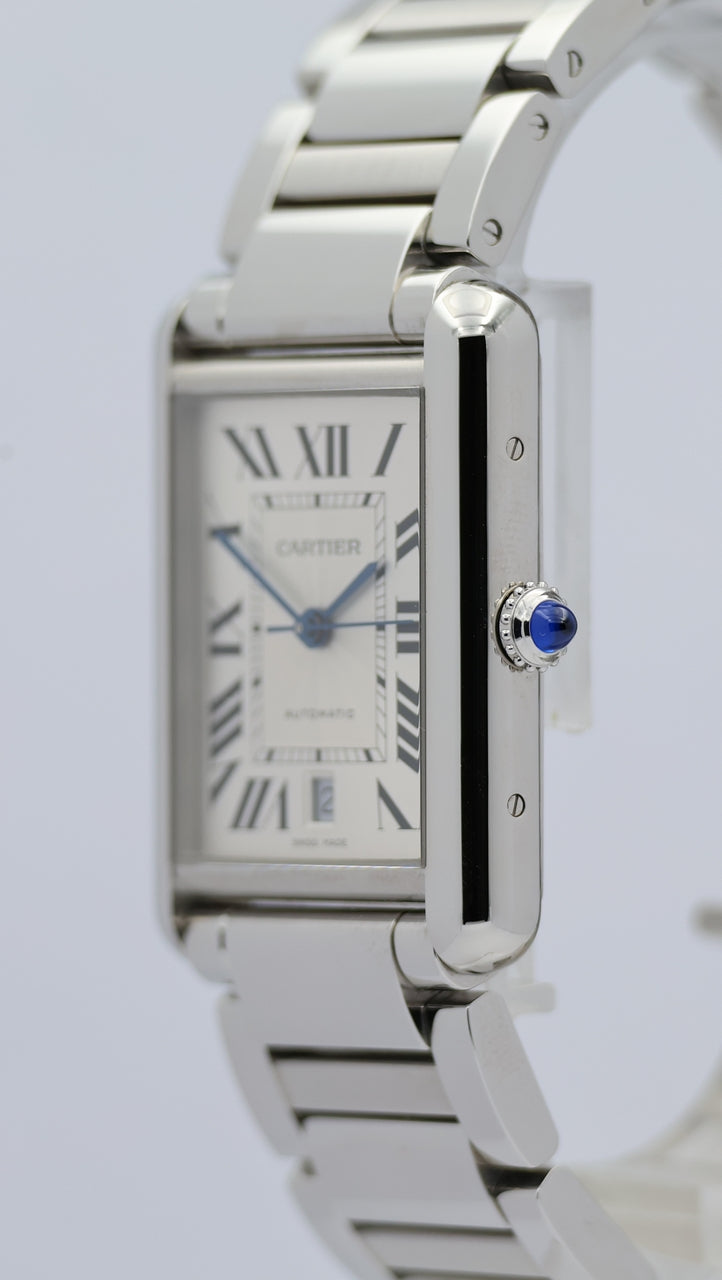 Cartier Tank Must XL Automatik Herrenuhr WSTA0053 Box + og. Papiere