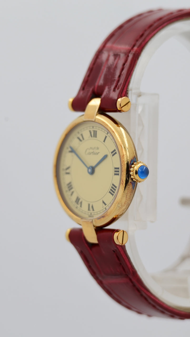 Cartier Vendome Tank Vermeil Quarz 590004 - Detailansicht 6