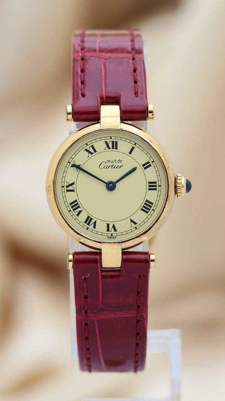 Cartier Vendome Tank Vermeil Quarz 590004 - Thumbnail