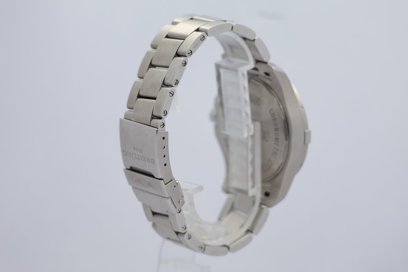 Breitling Colt 44 Automatik Herrenuhr Schwarz A17388 Box + og. Papiere