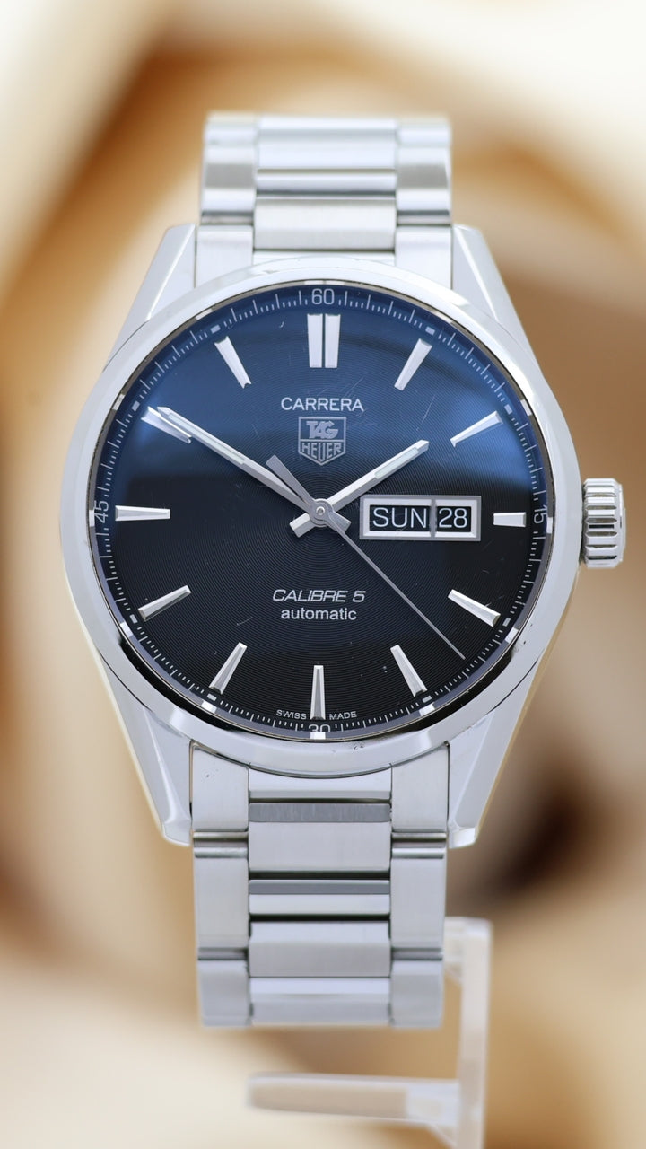 Tag Heuer Carrera Caliibre 5 41mm Automatik WAR201A-1 - Thumbnail