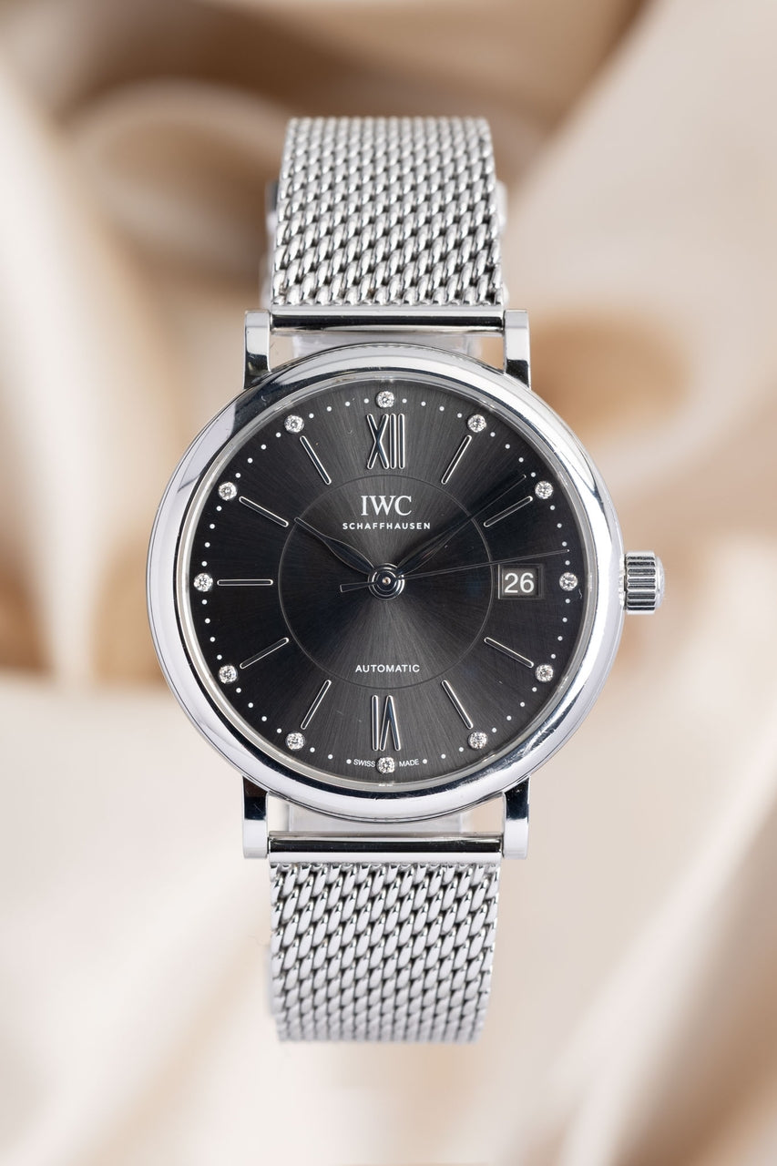 IWC Portofino 37mm Automatik Schwarz IW458110 - Thumbnail