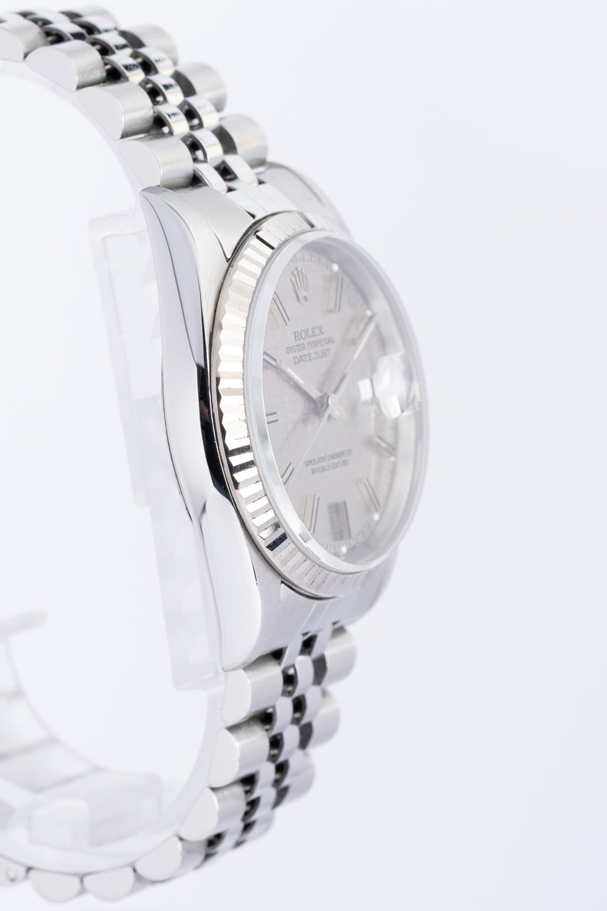 Rolex Datejust 36mm "Linen Dial" Automatik Jubilee 16234 - Detailansicht 1