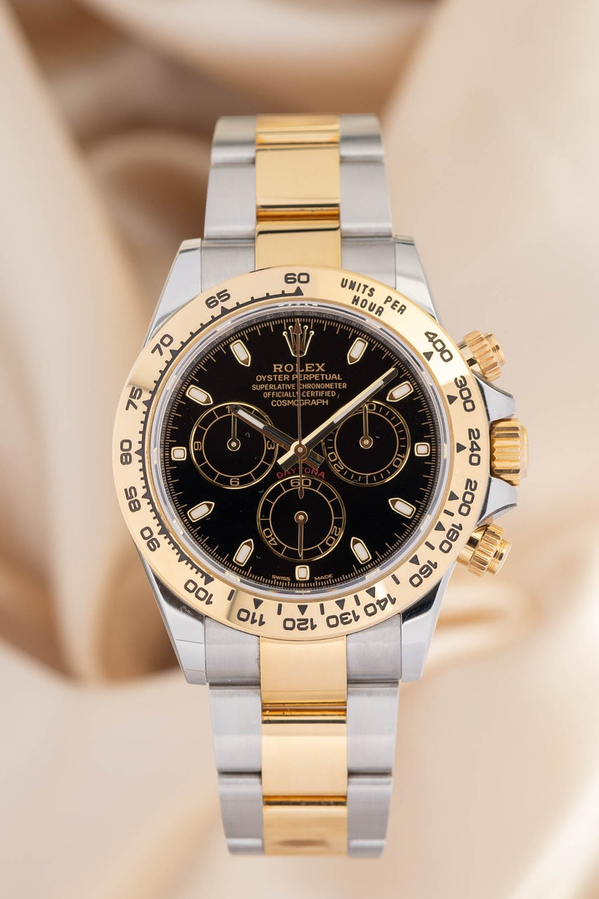 Rolex Daytona 40mm Stahl/Gold Schwarz  116503 - Thumbnail